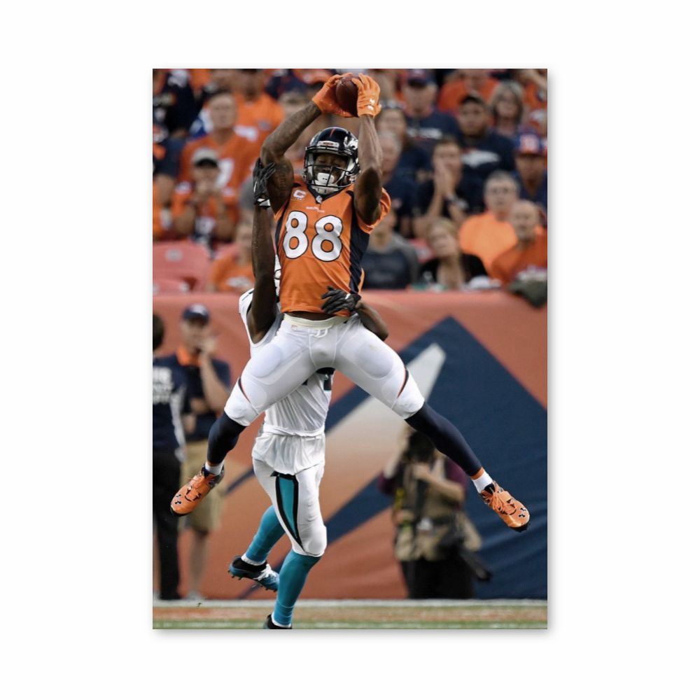 Receptor de los Denver Broncos Póster