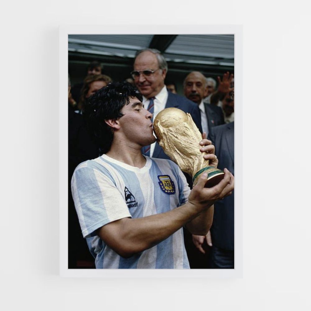 Cartel Copa Diego Maradona