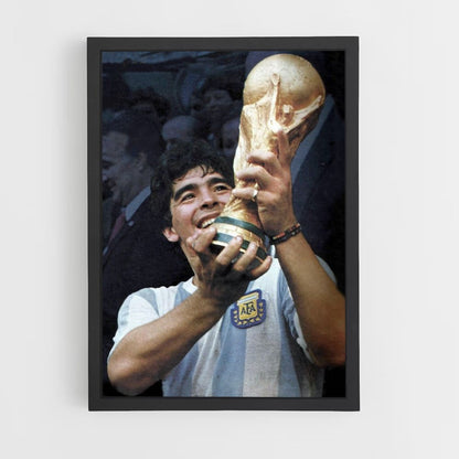 Cartel Diego Maradona Victoria