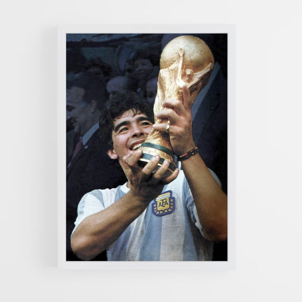 Cartel Diego Maradona Victoria