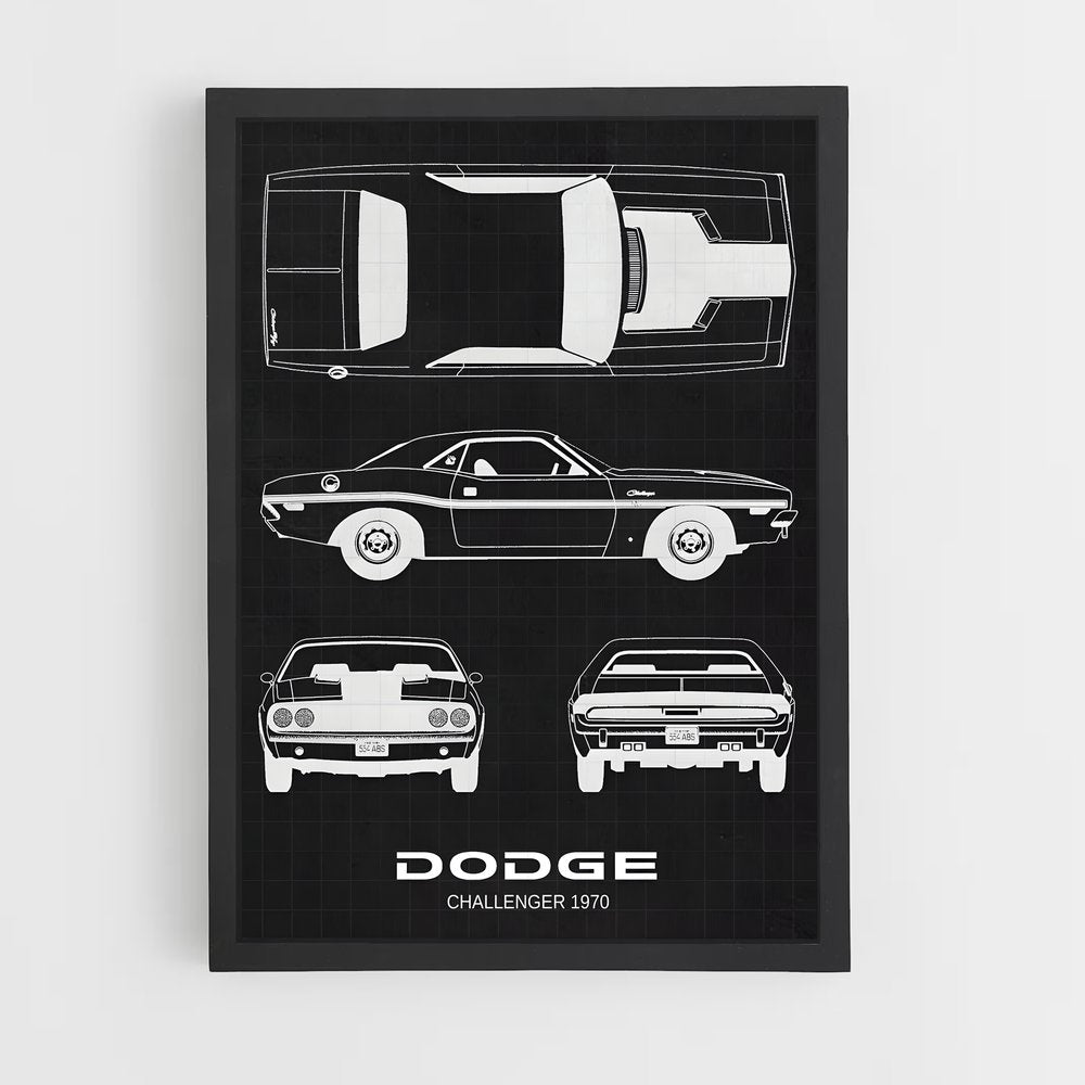 dodge-1 cadre Noir