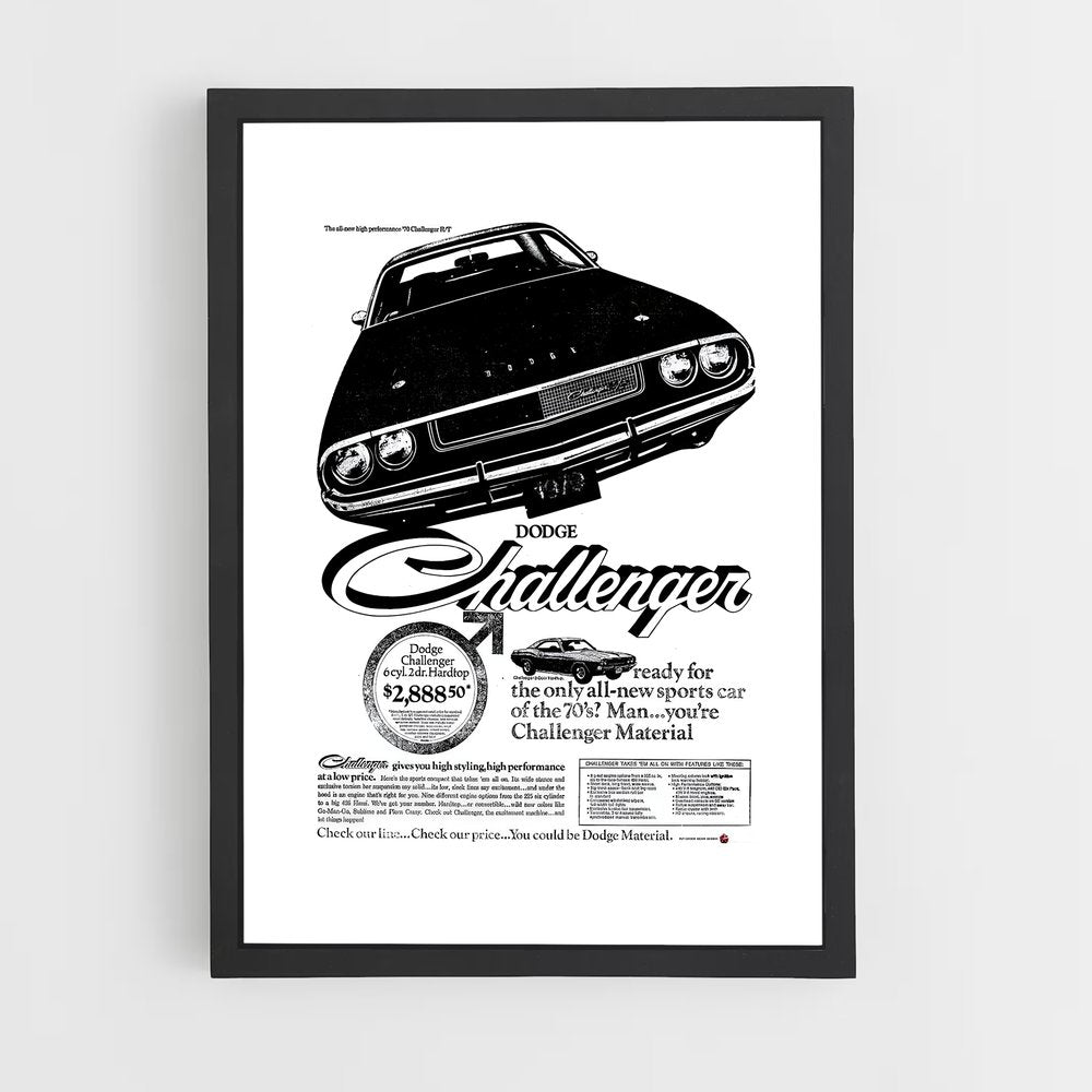 dodge-13 cadre Noir