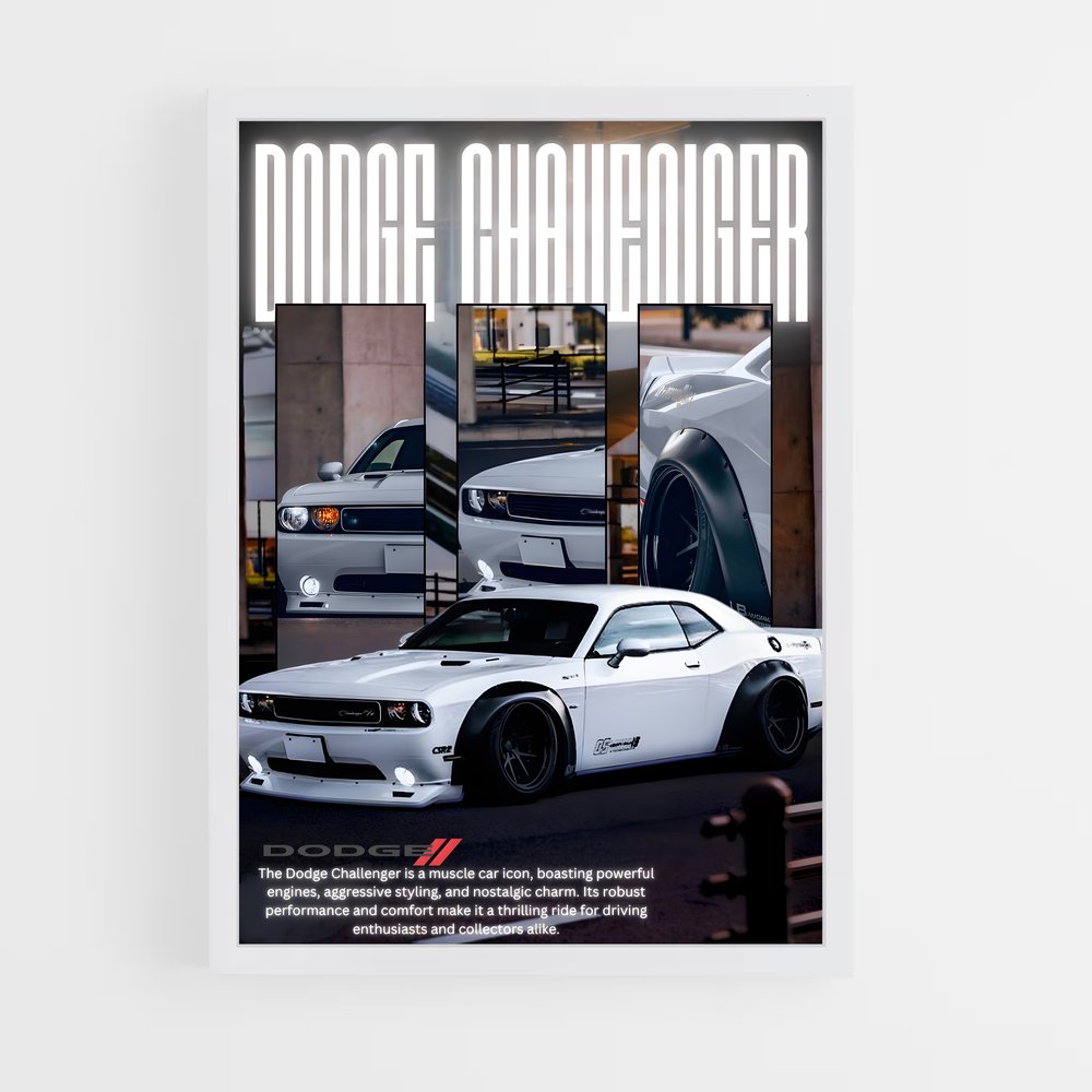 dodge-2 cadre Blanc