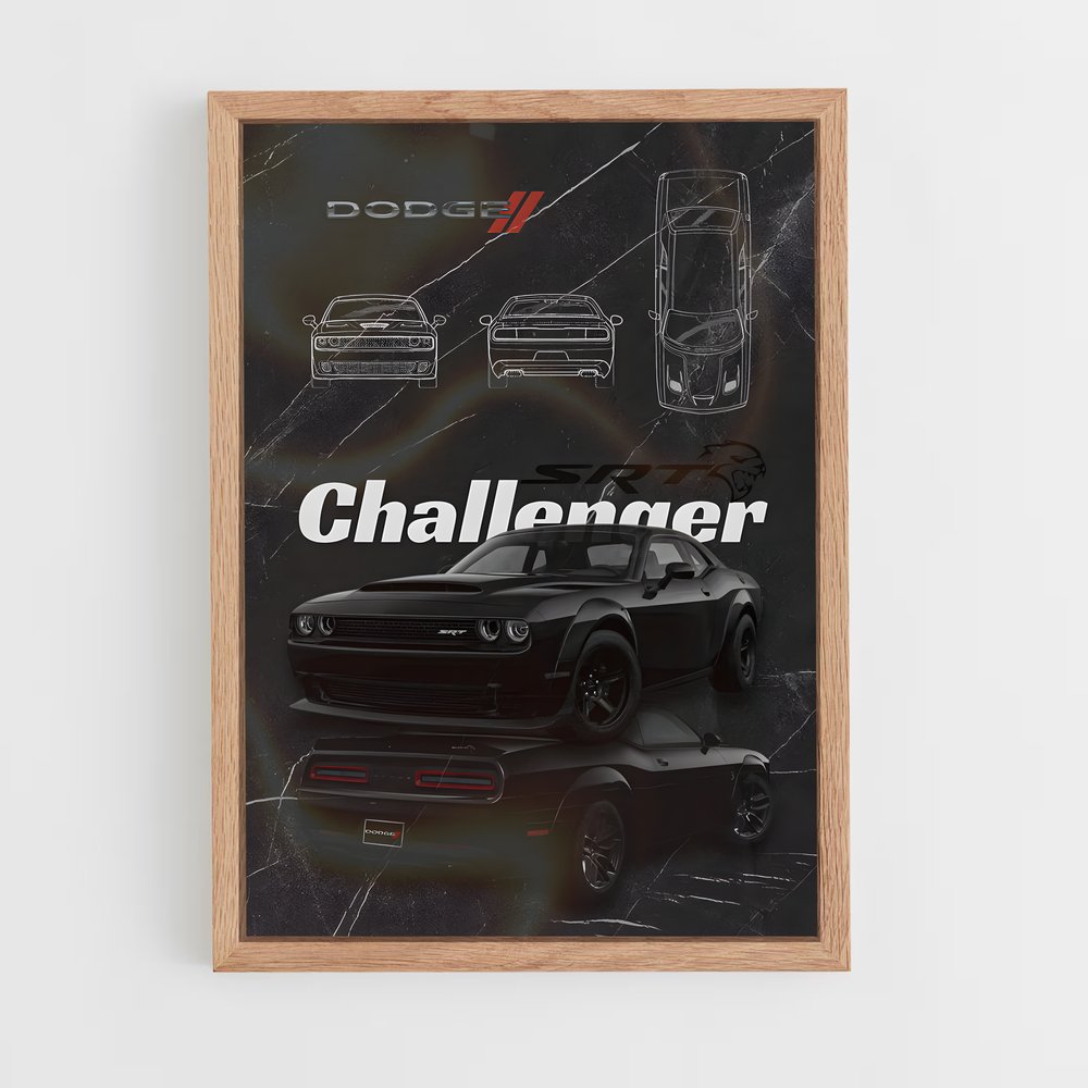 dodge-3 cadre Bois clair
