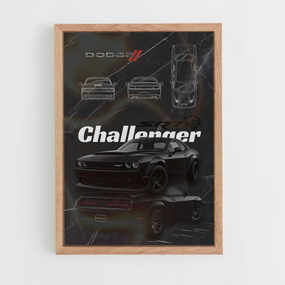 dodge-3 cadre Bois clair