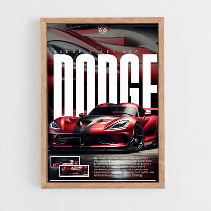 dodge-9 cadre Bois clair