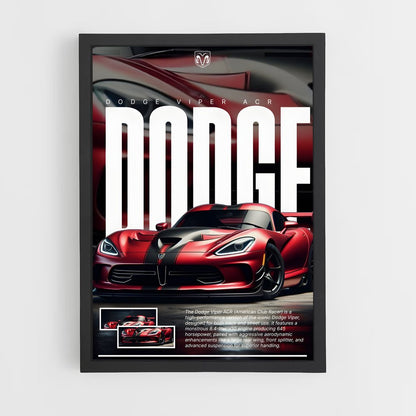dodge-9 cadre Noir