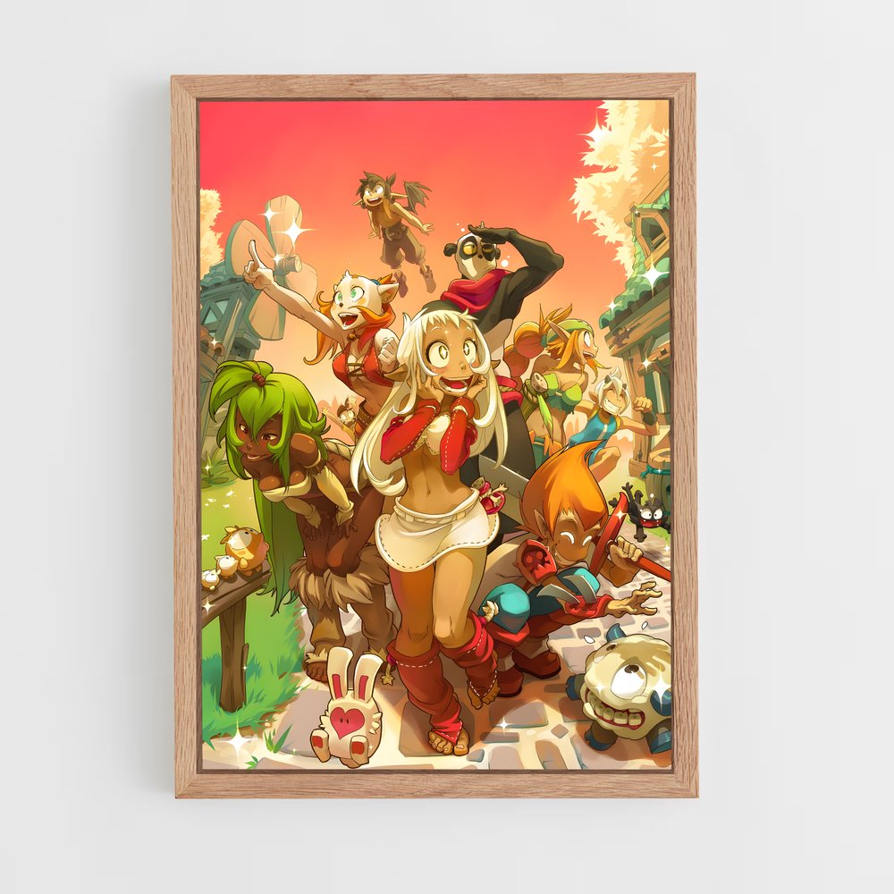 dofus-2 cadre Bois clair