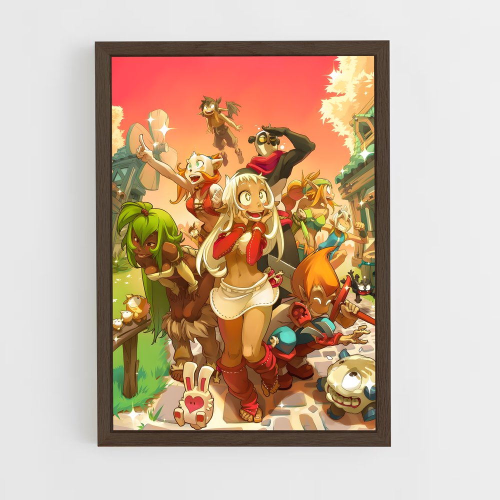 dofus-2 cadre Bois foncé