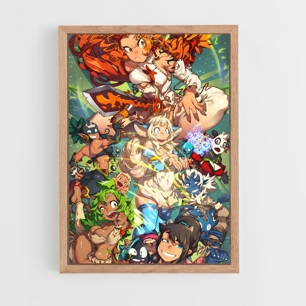 dofus-4 cadre Bois clair
