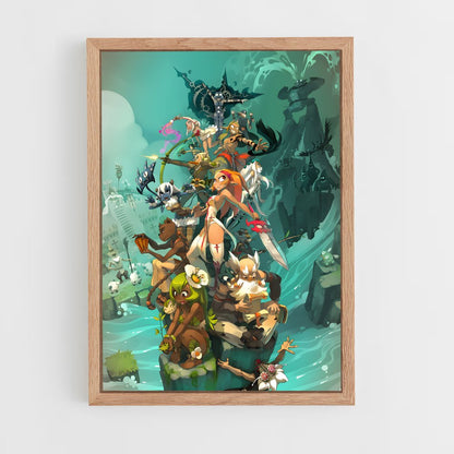 dofus-5 cadre Bois clair