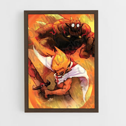 dofus-7 cadre Bois foncé