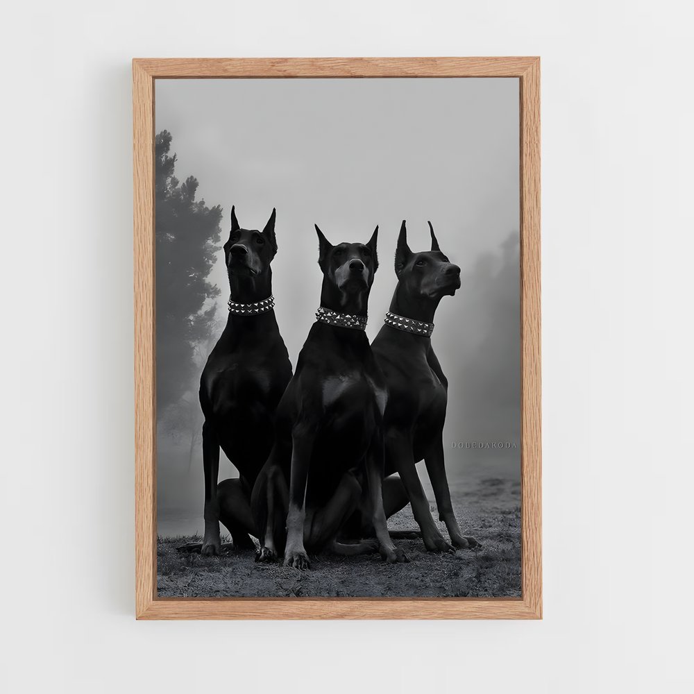 dog-3 cadre Bois clair