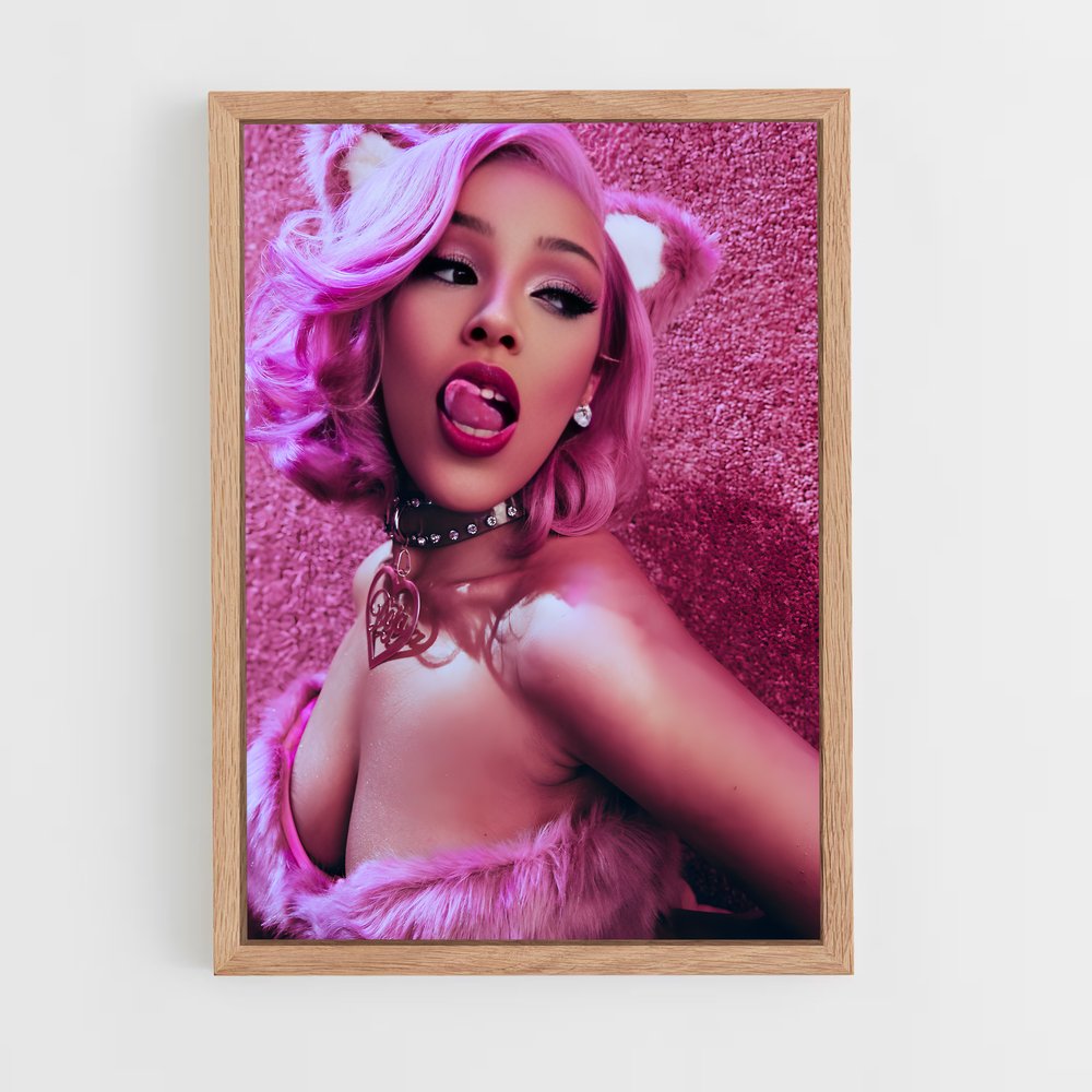 doja-cat-3 cadre Bois clair