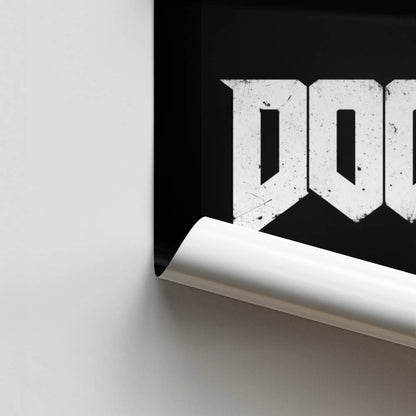 Póster Logotipo De Doom