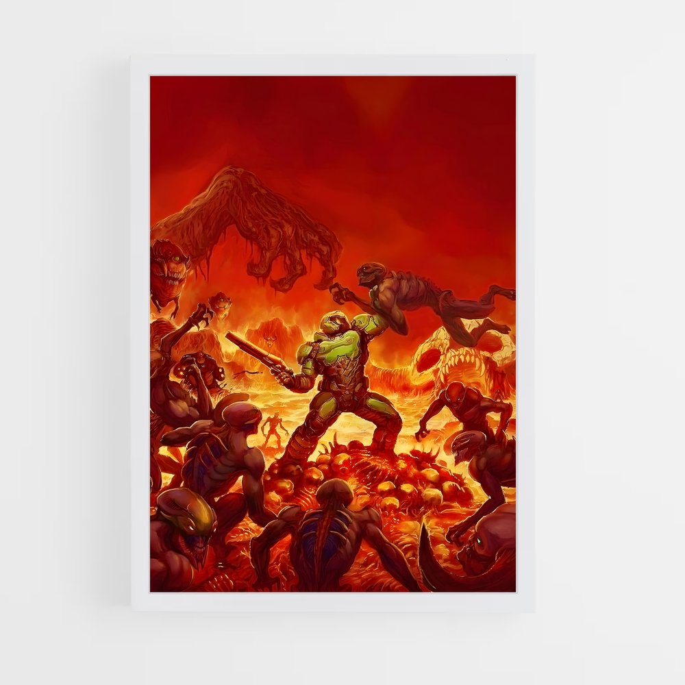 doom-3 cadre Blanc