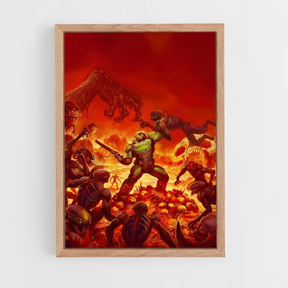 doom-3 cadre Bois clair