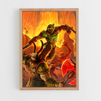 doom-5 cadre Bois clair