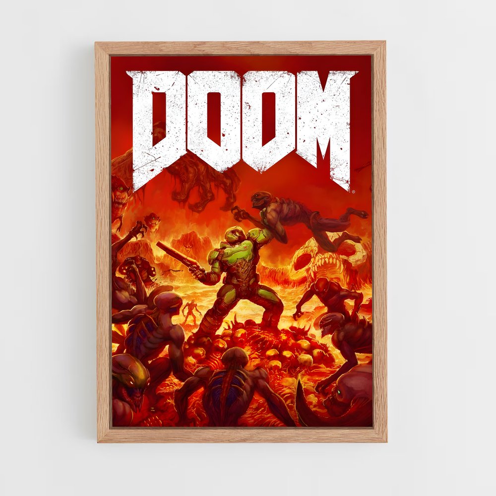 doom-6 cadre Bois clair
