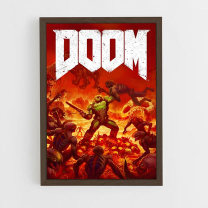 doom-6 cadre Bois foncé