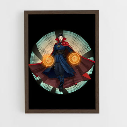 dr-strange-6 cadre Bois foncé