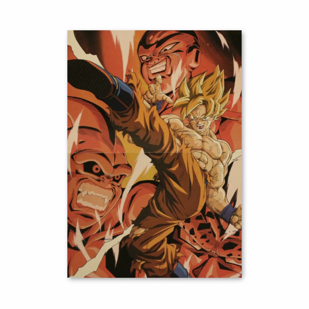 Póster Goku vs Freezer vs Boo: Edición 1993