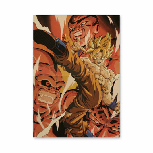 Póster Goku vs Freezer vs Boo: Edición 1993