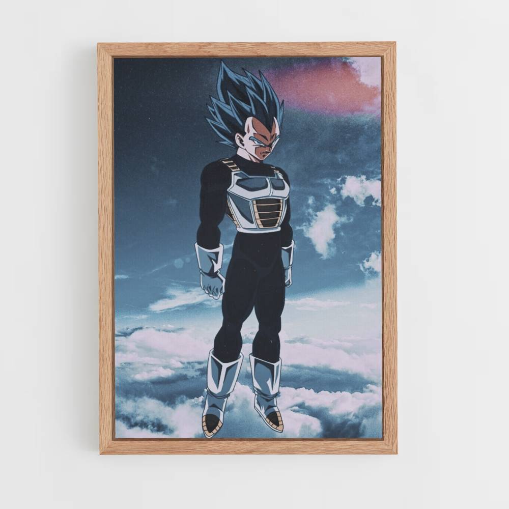 Póster Vegeta SSJG