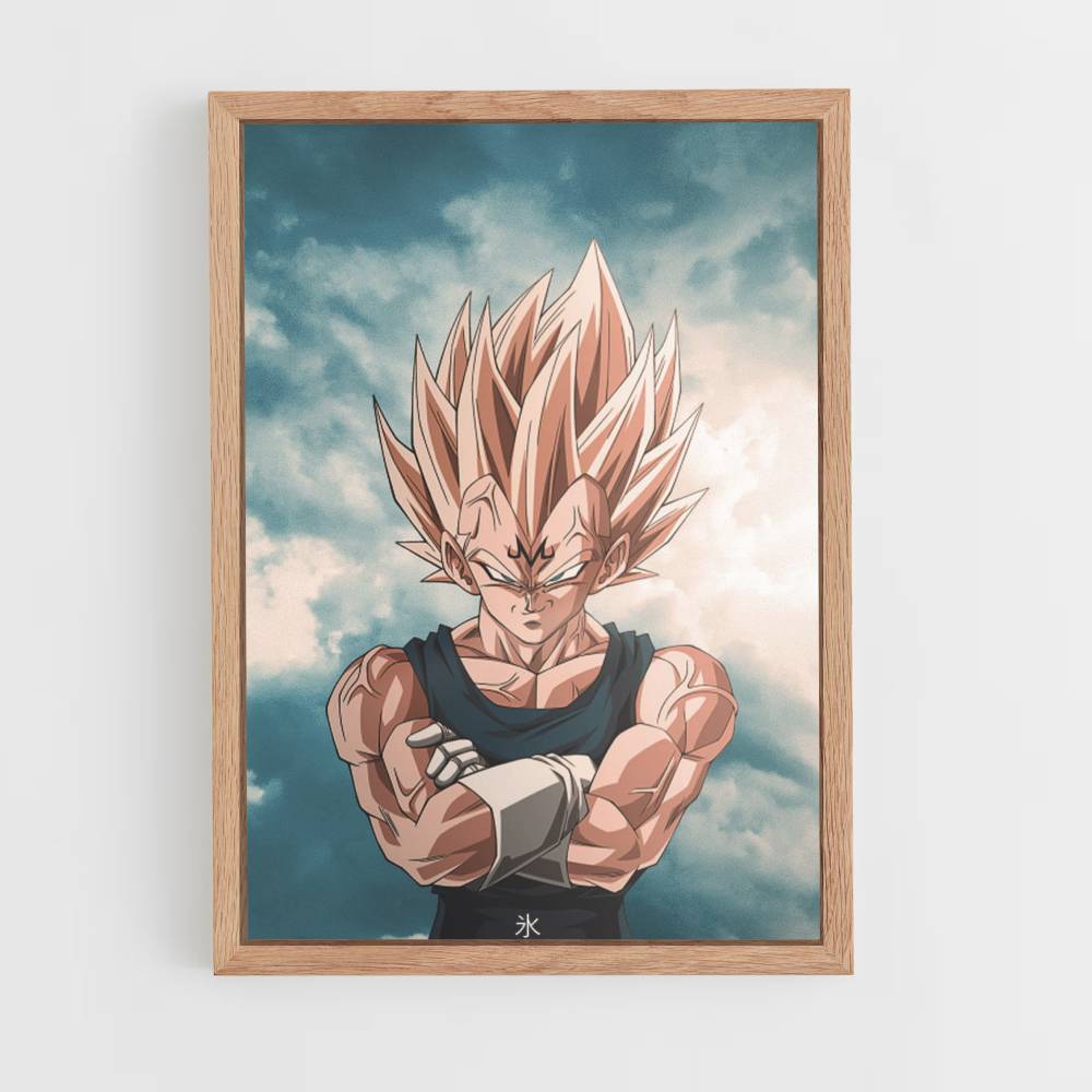 Majin Vegeta Póster