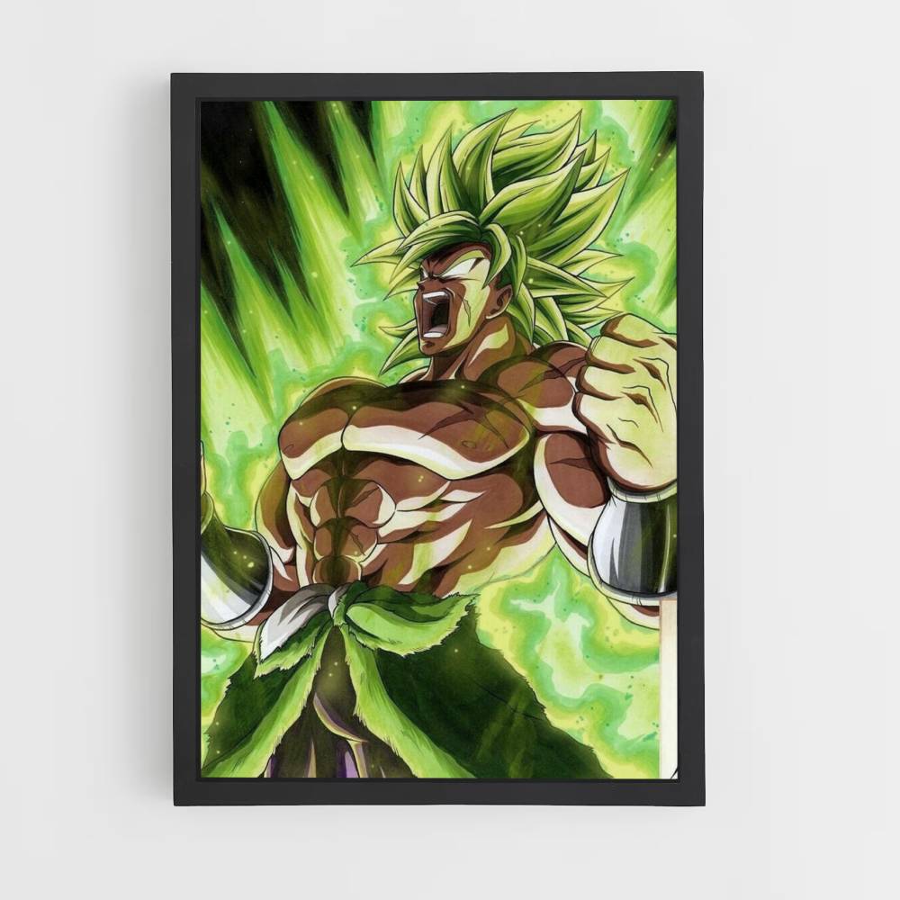 Póster Broly Rabia