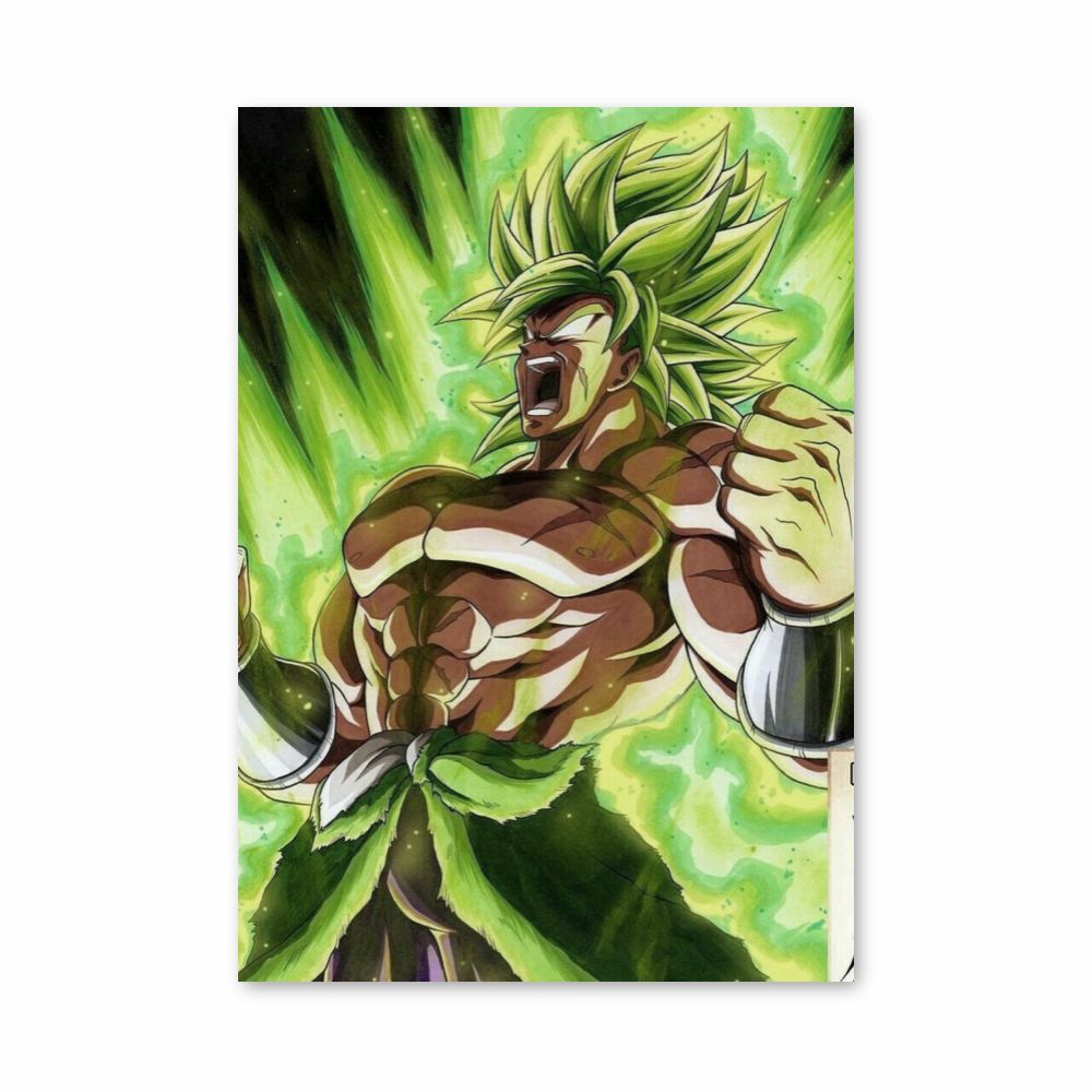 Póster Broly Rabia