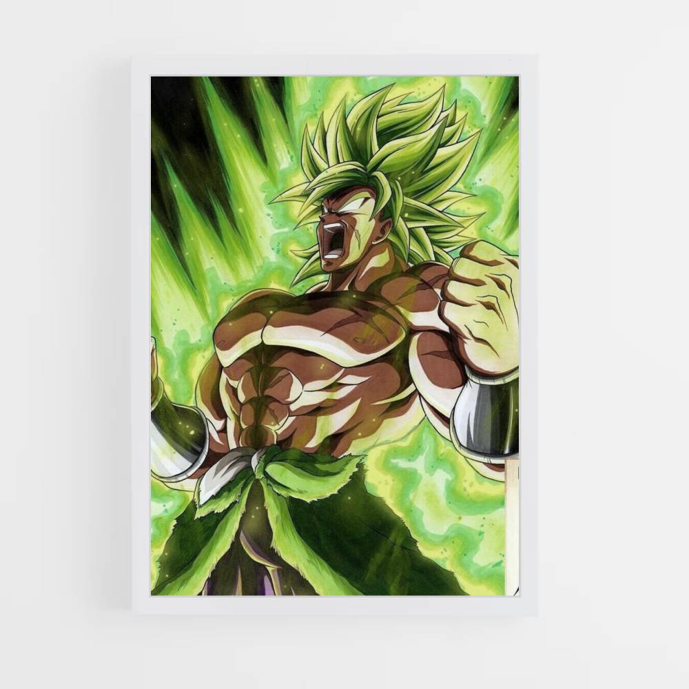 Póster Broly Rabia