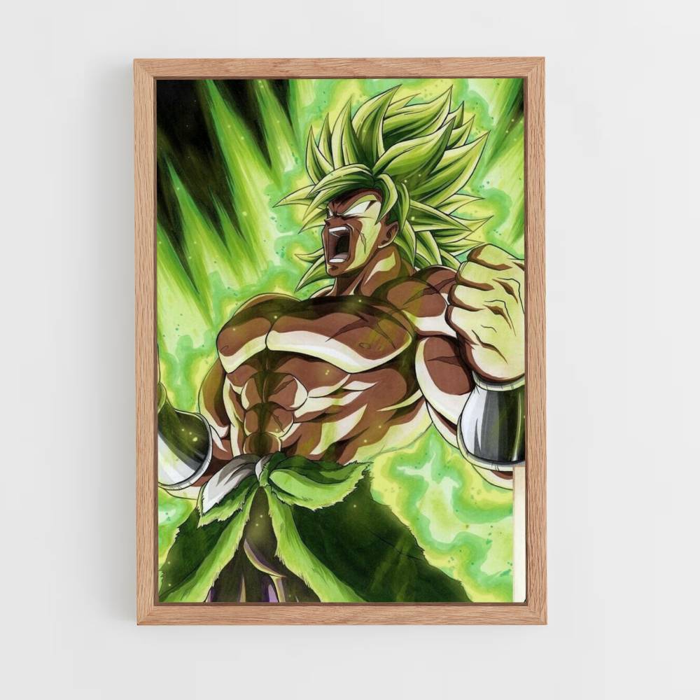 Póster Broly Rabia