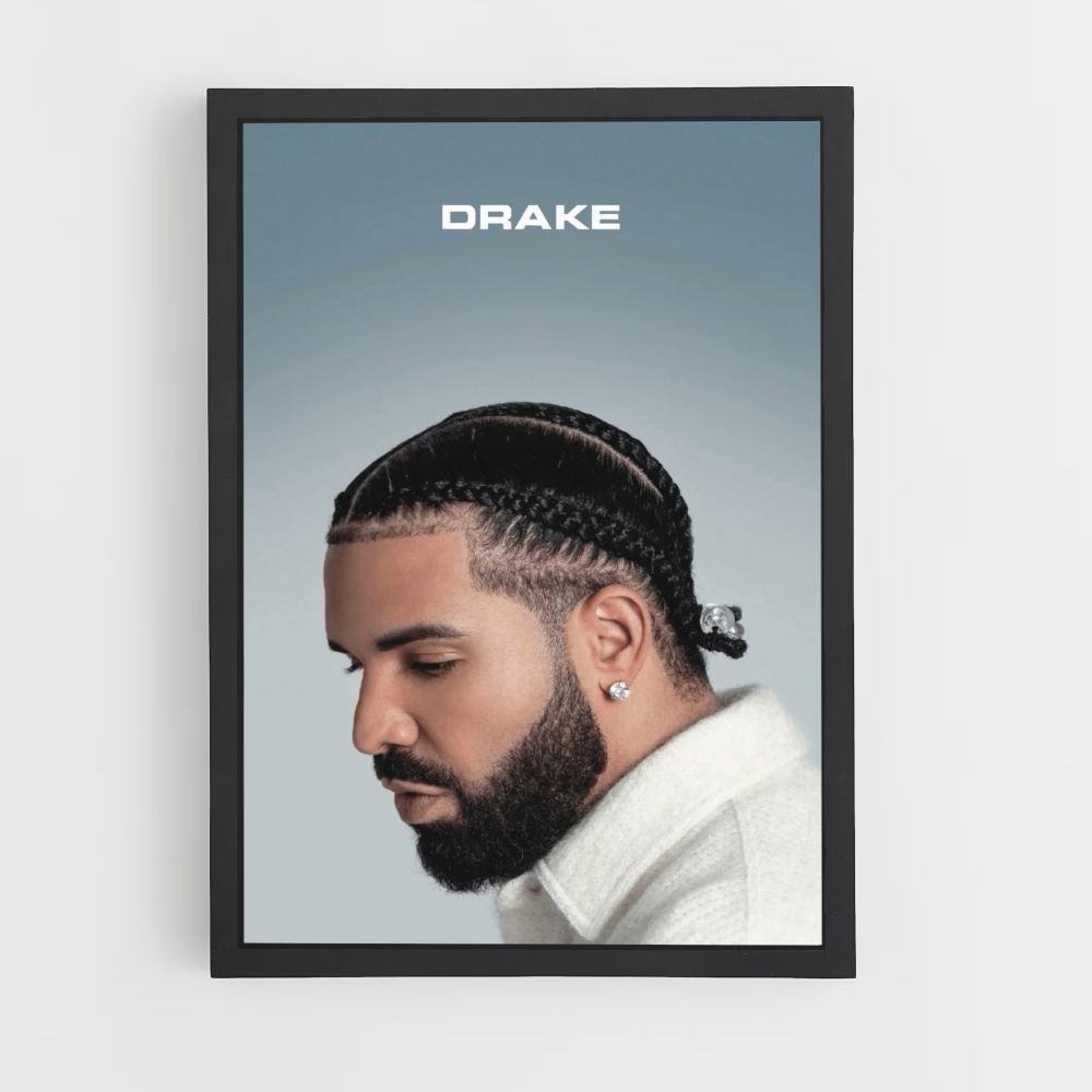 Póster Retrato de Drake