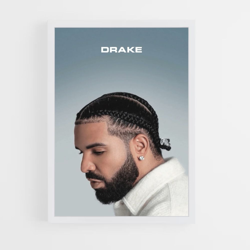 Póster Retrato de Drake