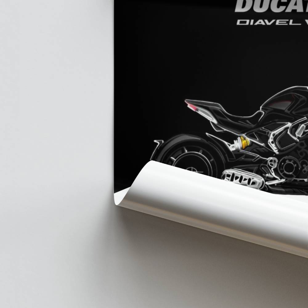 Póster Ducati Diavel V4