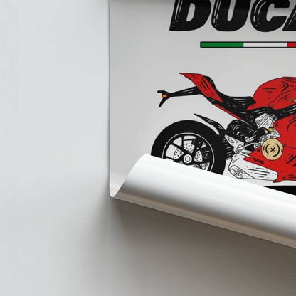 Póster Ducati Italia