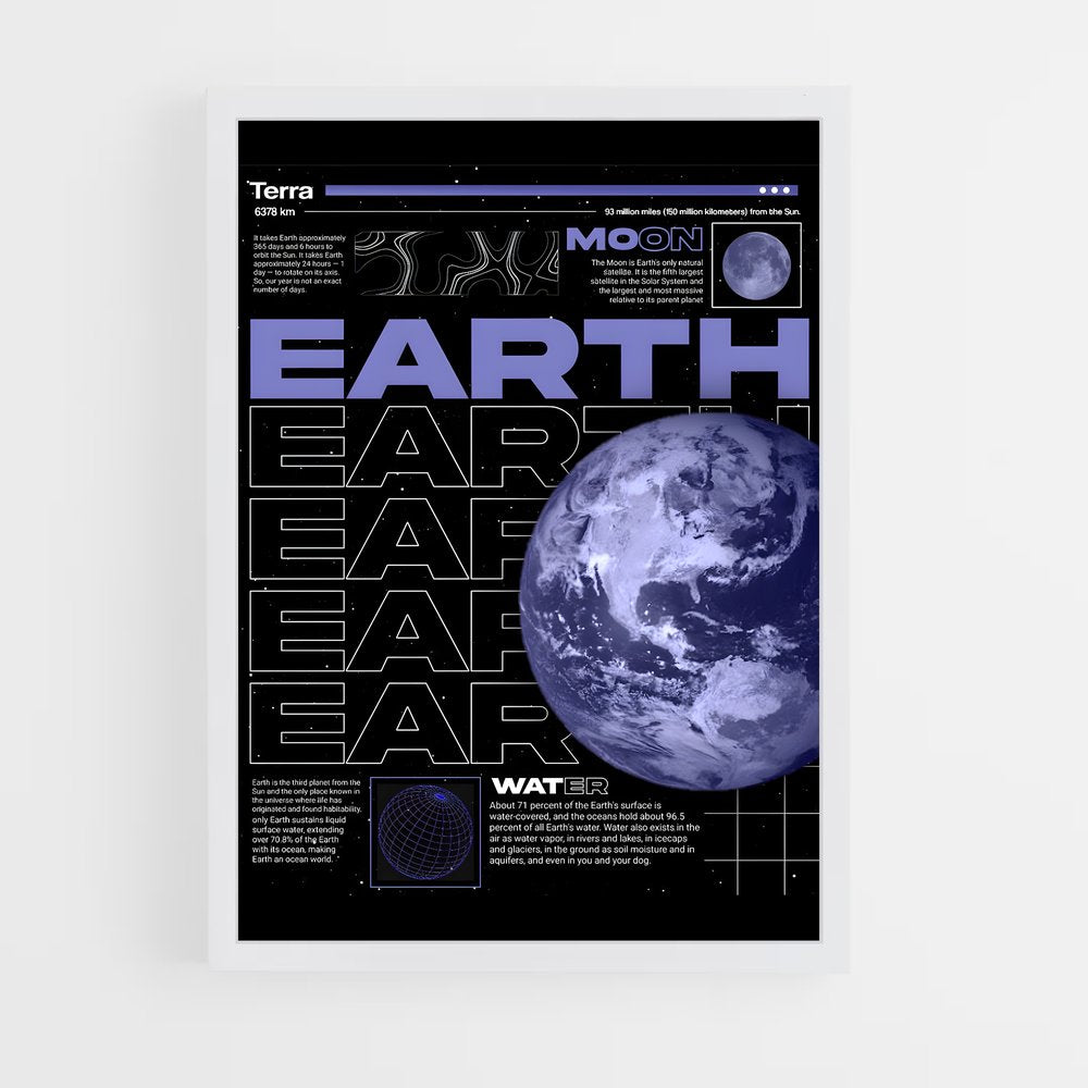 earth-10 cadre Blanc