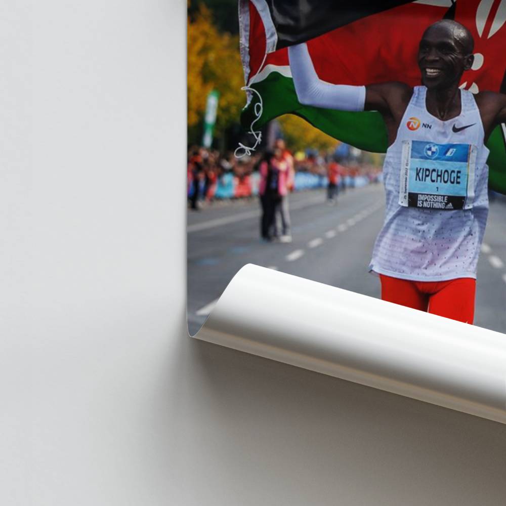 Póster Eliud Kipchoge Kenia