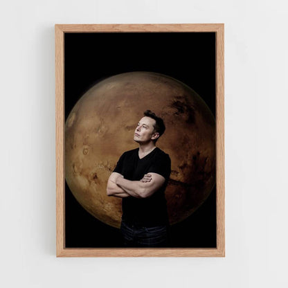 Póster Marcha de Elon Musk