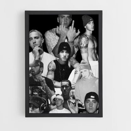 Póster Eminem Collage