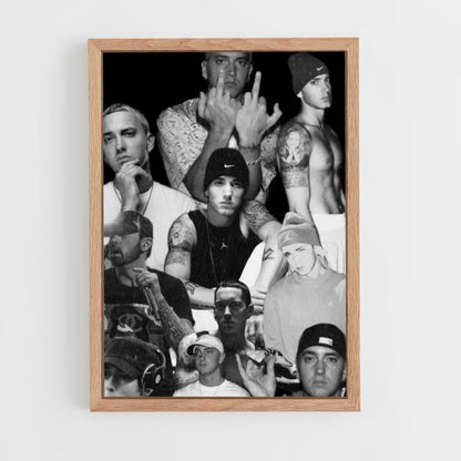 Póster Eminem Collage