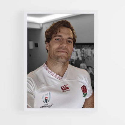 Póster Henry Cavill Inglaterra Rugby