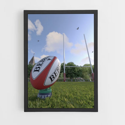 Pelota de rugby de Inglaterra Póster