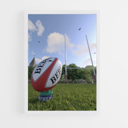 Pelota de rugby de Inglaterra Póster