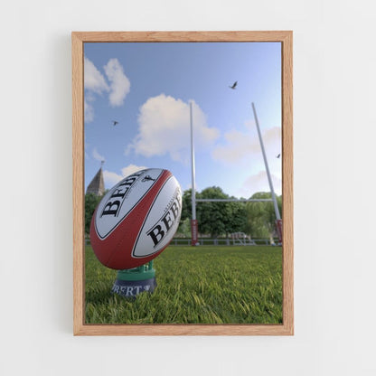 Pelota de rugby de Inglaterra Póster