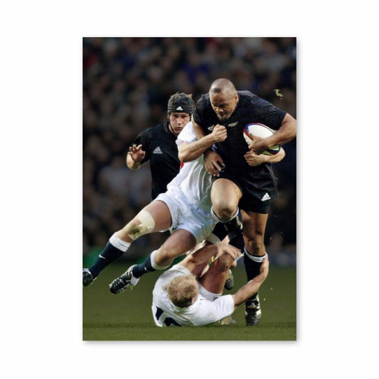 Póster Inglaterra Rugby Tackle