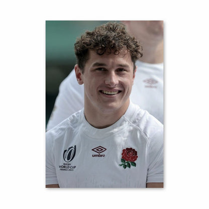 Retrato de rugby de Inglaterra Póster