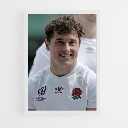 Retrato de rugby de Inglaterra Póster