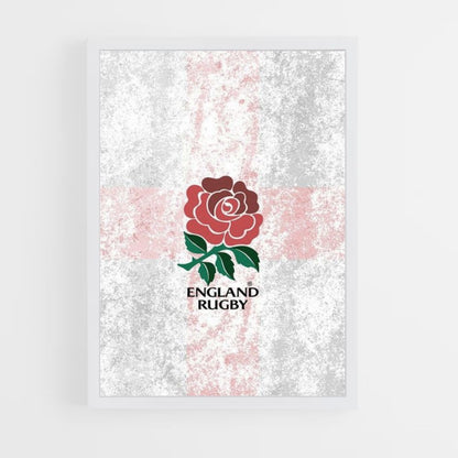 Logotipo de rugby de Inglaterra Póster